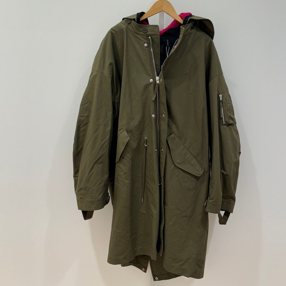Helmut Lang Olive Parka